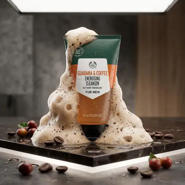 Guarana & Coffee Energising Cleanser - A premium men's skincare product available at Beautinow.