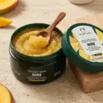 The Body Shop Mango Body Scrub for smooth, radiant skin, available at Beautinow.