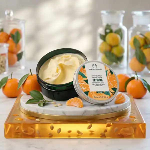 The Body Shop Satsuma Body Butter - A luxurious skincare product available at Beautinow.