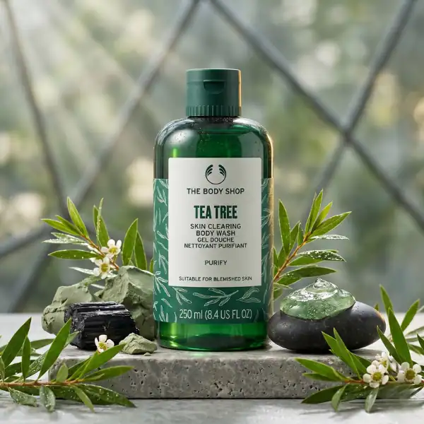 The Body Shop Tea Tree Body Wash - A premium skincare product available at Beautinow.