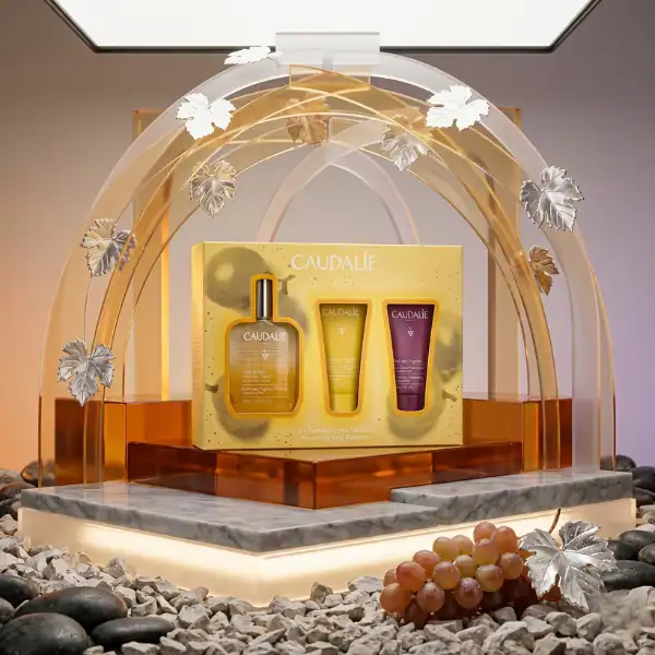 Caudalie Soleil des Vignes Oil Elixir gift set - A luxurious skincare collection available at Beauti.