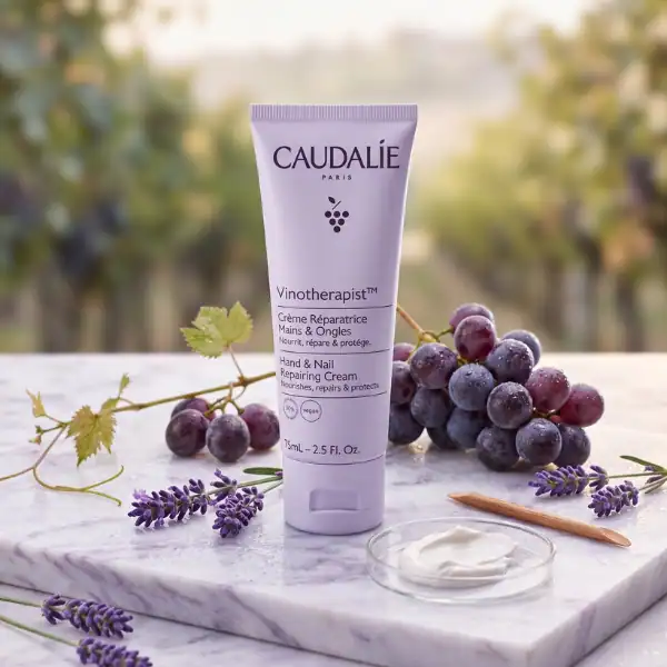 Caudalie Vinotherapist Hand & Nail Cream - A luxurious hand and nail repair cream available at Beaut.