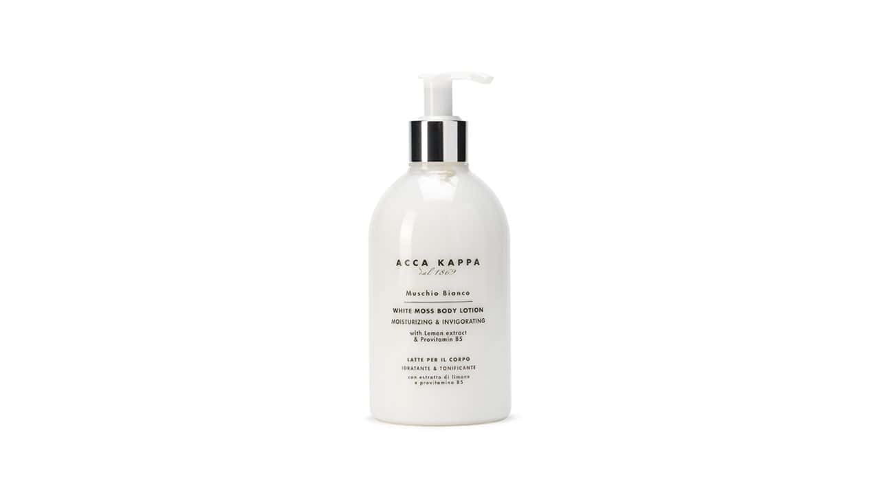 10 Best Body Lotions for Dry Skin X Acca Kappa White Moss Body Lotion