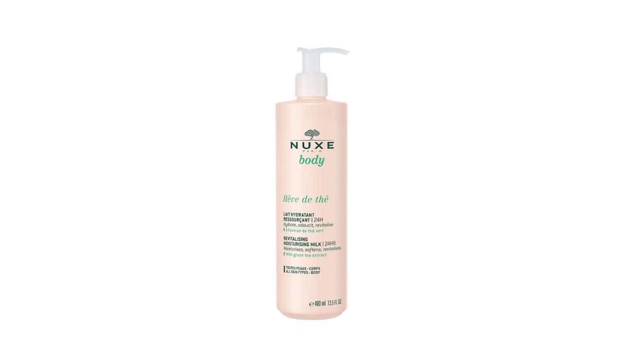 10 Best Body Lotions for Dry Skin X Nuxe Rêve de Thé Revitalising Moisturising Milk