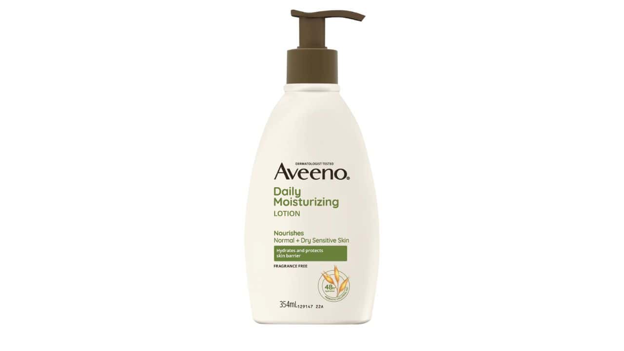 10 Best Body Lotions for Sensitive Skin X Aveeno Daily Moisturizing Lotion