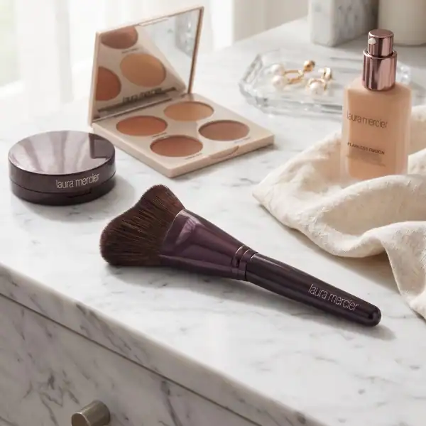 Laura Mercier Glow Powder Brush - A luxurious makeup brush available at Beautinow.