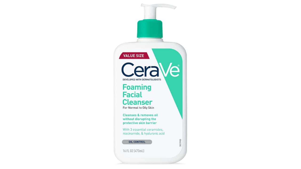 Skincare Routine for Dry Skin X CeraVe Foaming Cleansing Gel