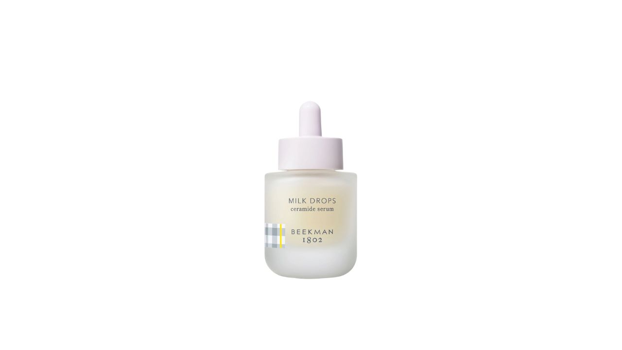 10 Best Natural Skincare Products for Dry Skin X Beekman 1802 Milk Drops Probiotic Ceramide Serum