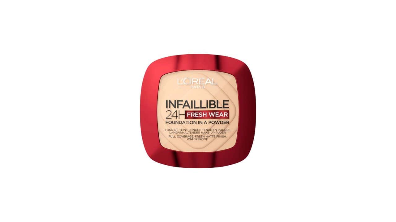 10 Best Powder Foundations for Dry Skin X L’Oréal Infallible 24HR Fresh Wear Powder Foundation