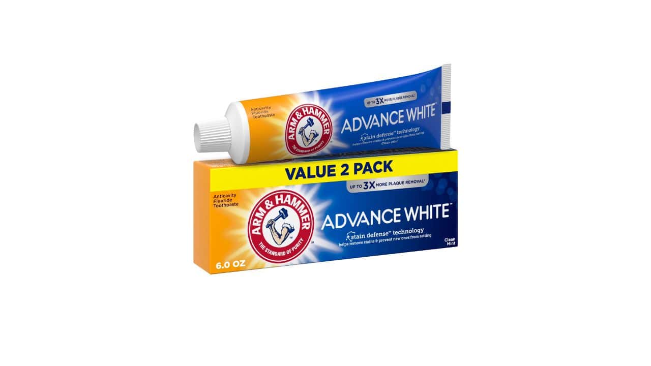 10 Best Toothpastes to Try X Arm & Hammer Advance White Toothpaste