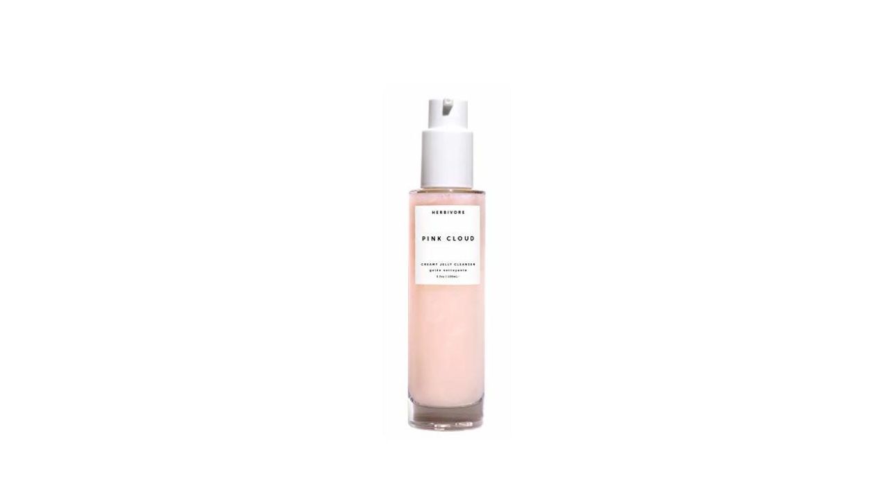 10 Must-Try Natural Skincare Products for Combination Skin X Herbivore PINK CLOUD Rosewater + Tremella Creamy Jelly Cleanser
