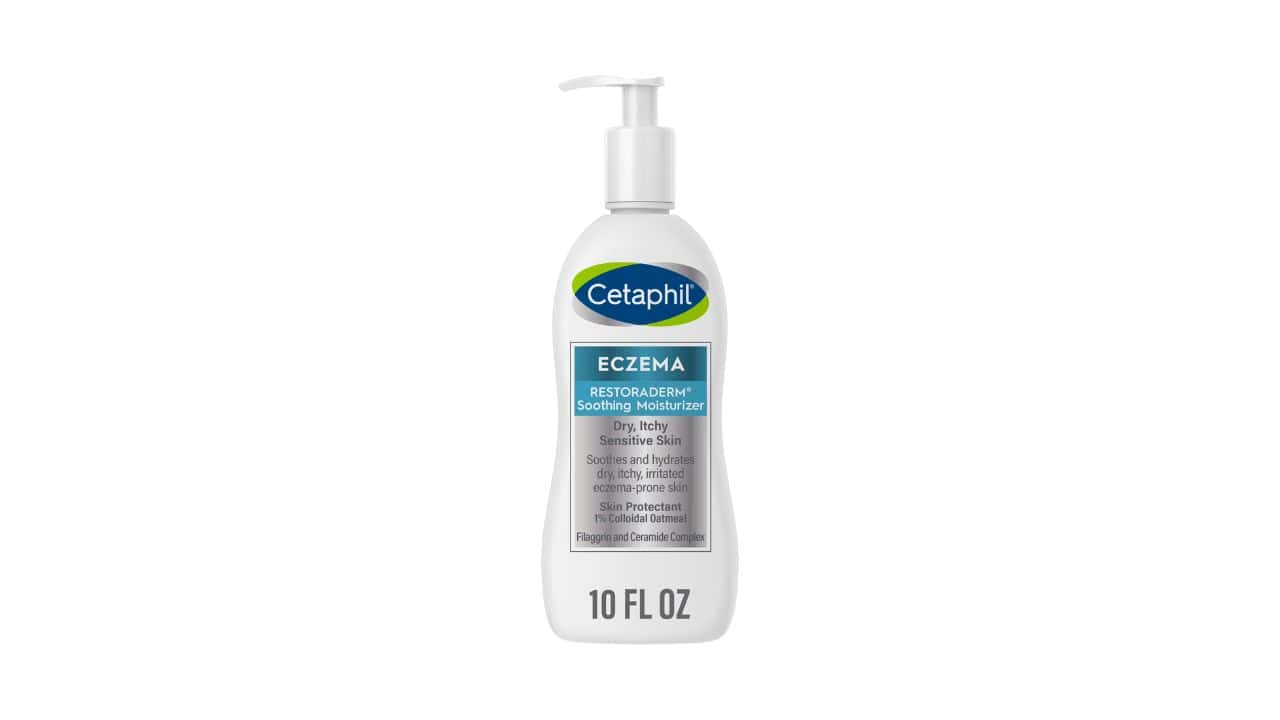 Best Body Lotions for Oily Skin X Cetaphil Eczema Restoraderm Soothing Moisturizer