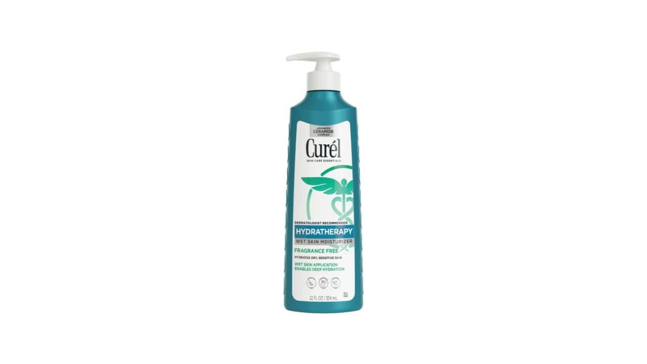 Best Body Lotions for Oily Skin X Curél HydraTherapy Wet Skin Moisturizer