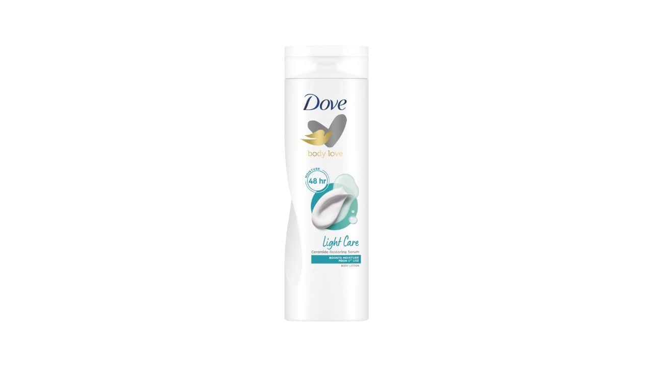 Best Body Lotions for Oily Skin X Dove Body Love Light Care Body Lotion