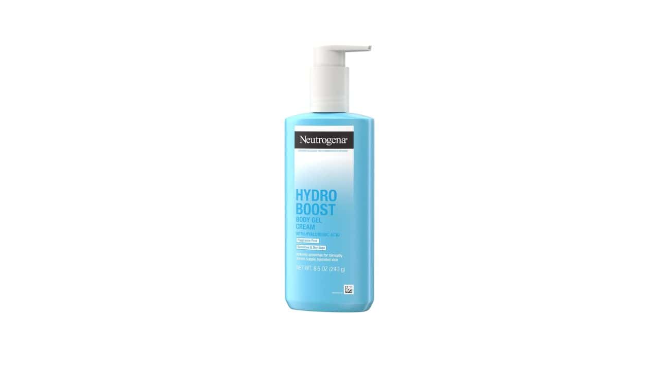 Best Body Lotions for Oily Skin X Neutrogena Hydro Boost Fragrance-Free Body Lotion