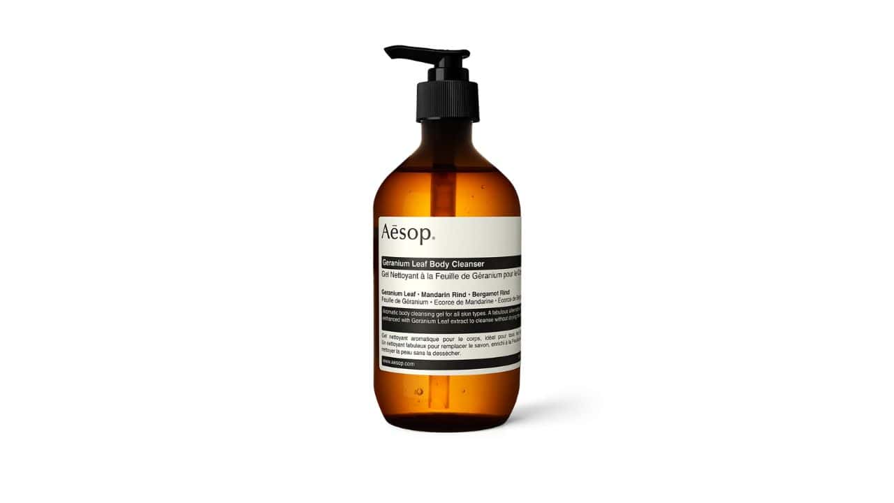Essential Body Care Routine for Sensitive Skin X Aesop Geranium Leaf Body Cleanser