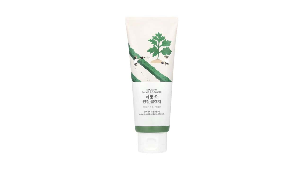How to Use Face Cleanser X Round Lab Mugwort Calming Cleanser