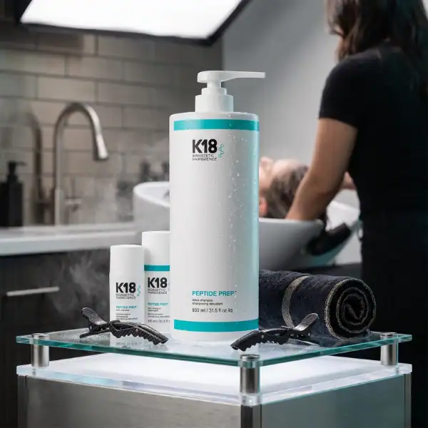 K18 Peptide Prep Detox Shampoo - A premium hair detoxifying shampoo available at Beautinow.