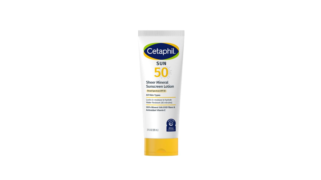 Best Facial Sunscreen for Oily Skin X Cetaphil Sheer Mineral Sunscreen Lotion SPF 50