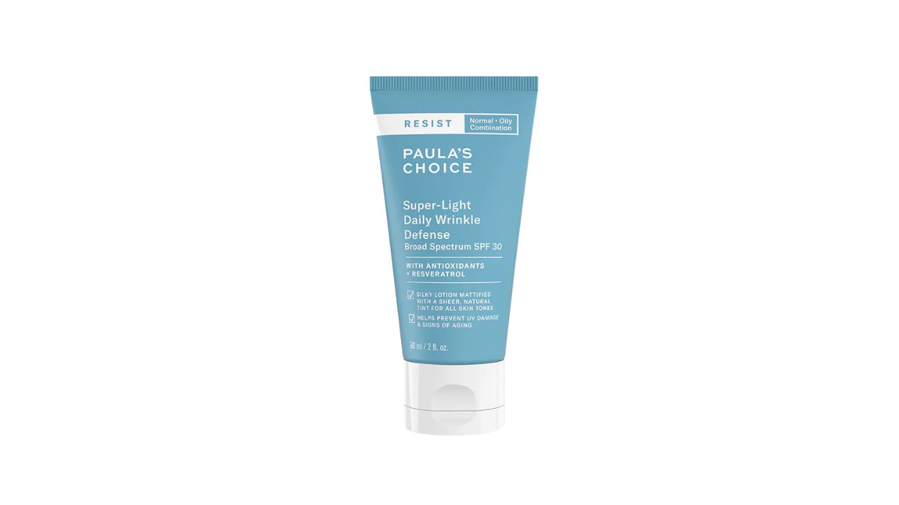 Best Facial Sunscreen for Oily Skin X Paula’s Choice RESIST Super-Light Wrinkle Defense SPF 30