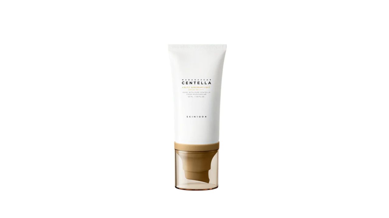 Best Facial Sunscreen for Oily Skin X SKIN1004 Madagascar Centella Air-Fit Suncream Light