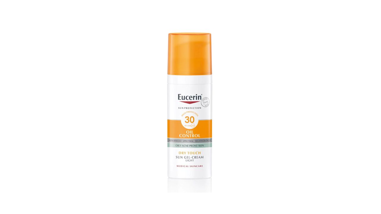 Oil-Free, Non-Greasy Sunscreens for Your Face X Eucerin Oil Control Sun Gel-Cream Dry Touch SPF 30
