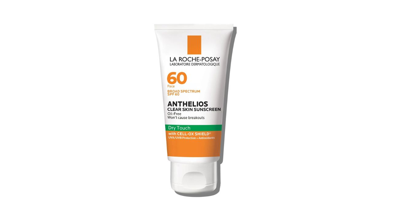 Oil-Free, Non-Greasy Sunscreens for Your Face X La Roche-Posay Anthelios Clear Skin Oil-Free Sunscreen SPF 60