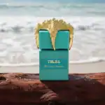 Telea Tiziana Terenzi - A luxurious perfume in a turquoise bottle with gold accents, perfect for sop.