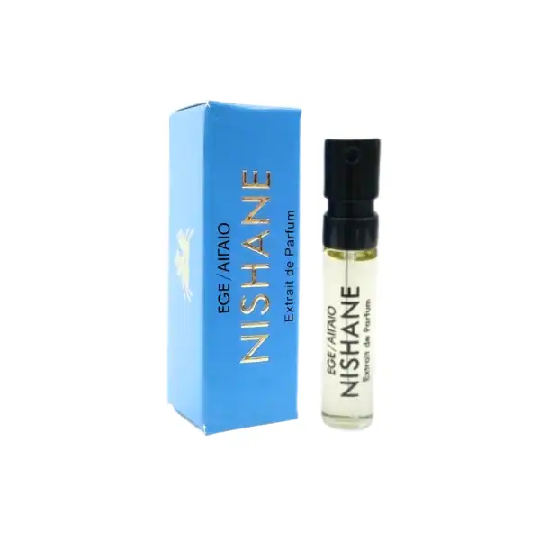 Nishane EGE fragrance sample bottle for luxury niche perfume enthusiasts.