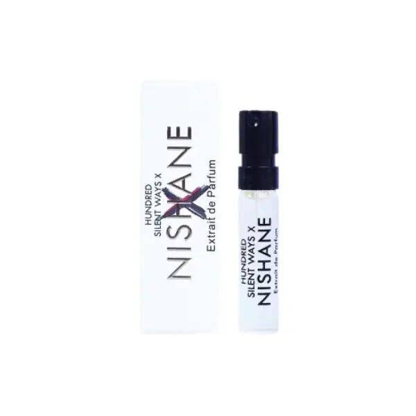 Nishane Hundred Silent Ways Extrait de Parfum fragrance bottle with box set, luxury niche perfume.