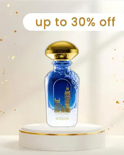 WIDIAN London Eye fragrance bottle with iconic Big Ben design, perfect for luxury perfume collection.