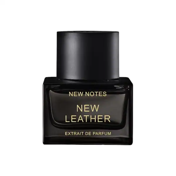 Luxury leather perfume bottle with gold accents, perfect for niche fragrance enthusiasts.