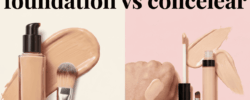 Foundation vs Concealer - A comparison of makeup products at Beautinow.