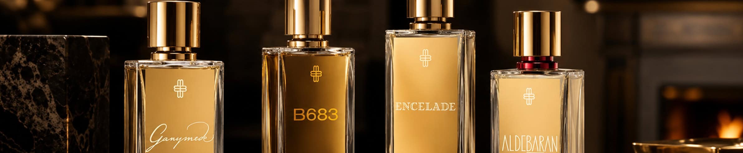 Guerlain B683 luxury fragrance bottle with gold accents for high-end perfume collection.