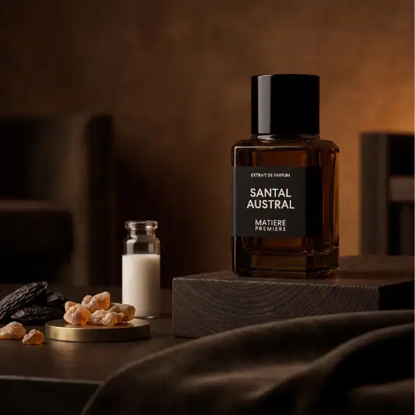 Matiere Premiere Santal Austral Extrait de Parfum - Luxury Fragrance Bottle.