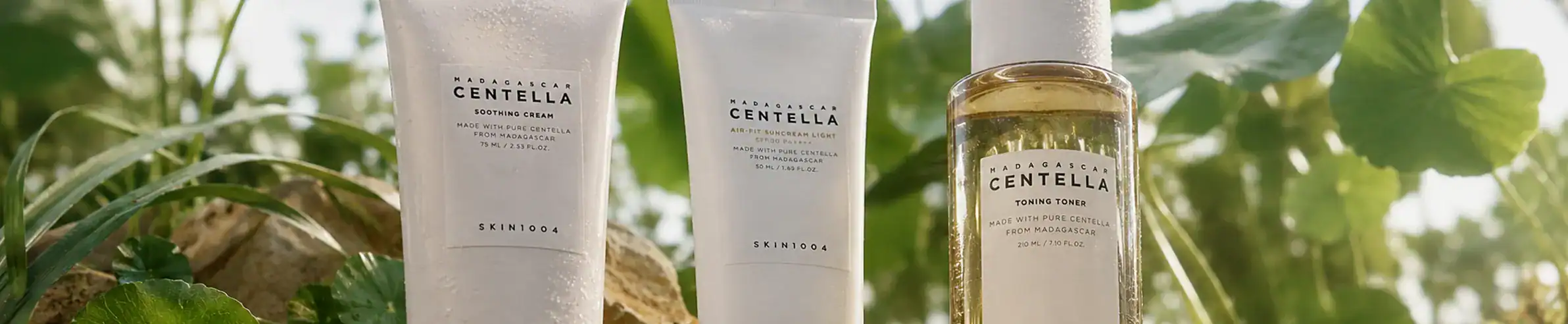 Centella skincare collection - luxurious natural skincare products at Beautinow.