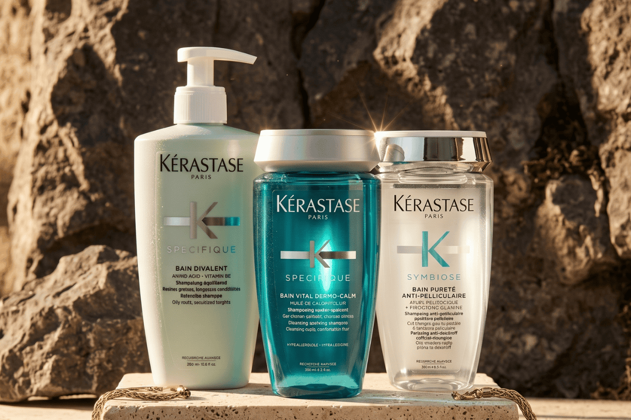 Kérastase Specifique Bain Dermo-Calm Shampoo for Oily Hair.