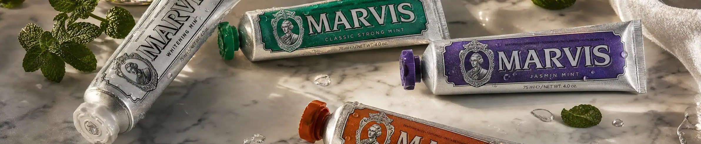 Marvis toothpaste collection - premium oral care products at Beautinow.